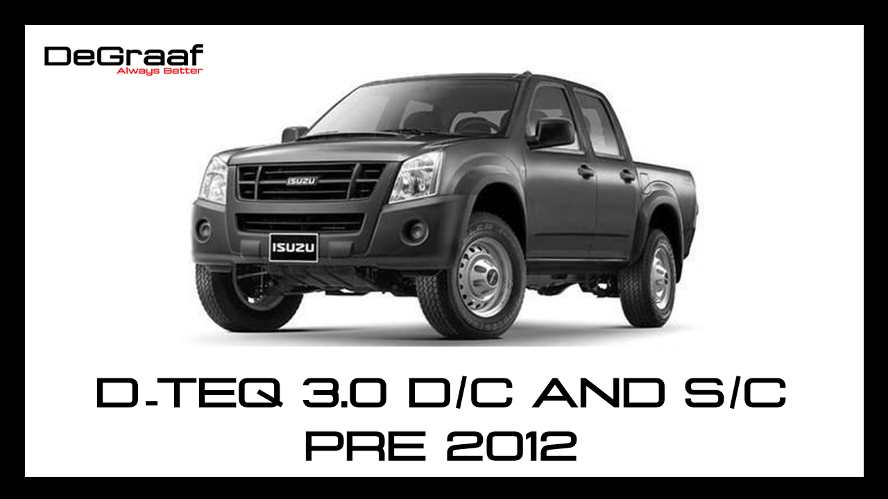 ISUZU 3.0 PRE 2012 BAKKIE
