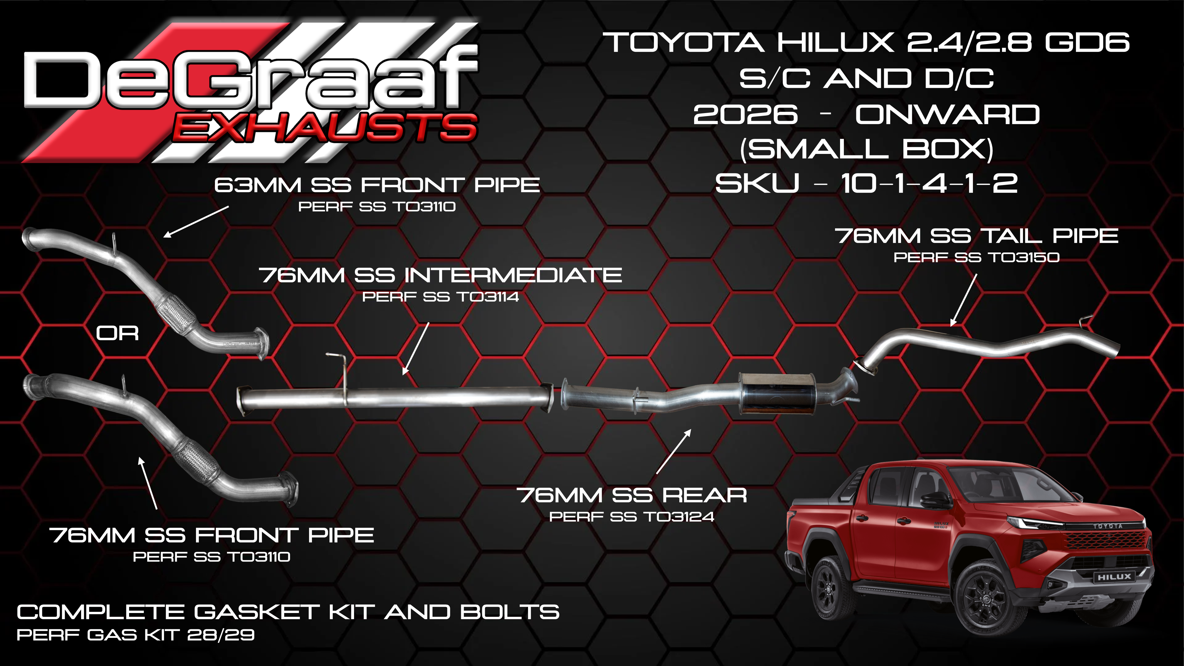 TOYOTA HILUX GD6 TRAVO SMALL BOX